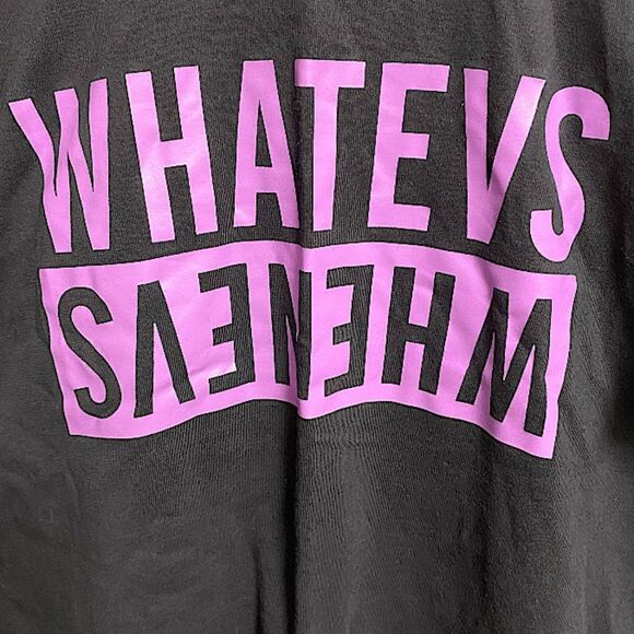 Adidas Women's Size Medium T-shirt New Whatevs Sarcastic Shirt Classic Basic - Picture 5 of 8